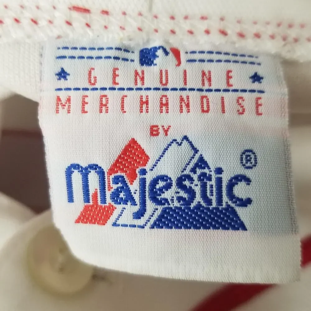 Cleveland Indians Jersey Youth Large White Home MLB Baseball Majestic‎ Diaz #2